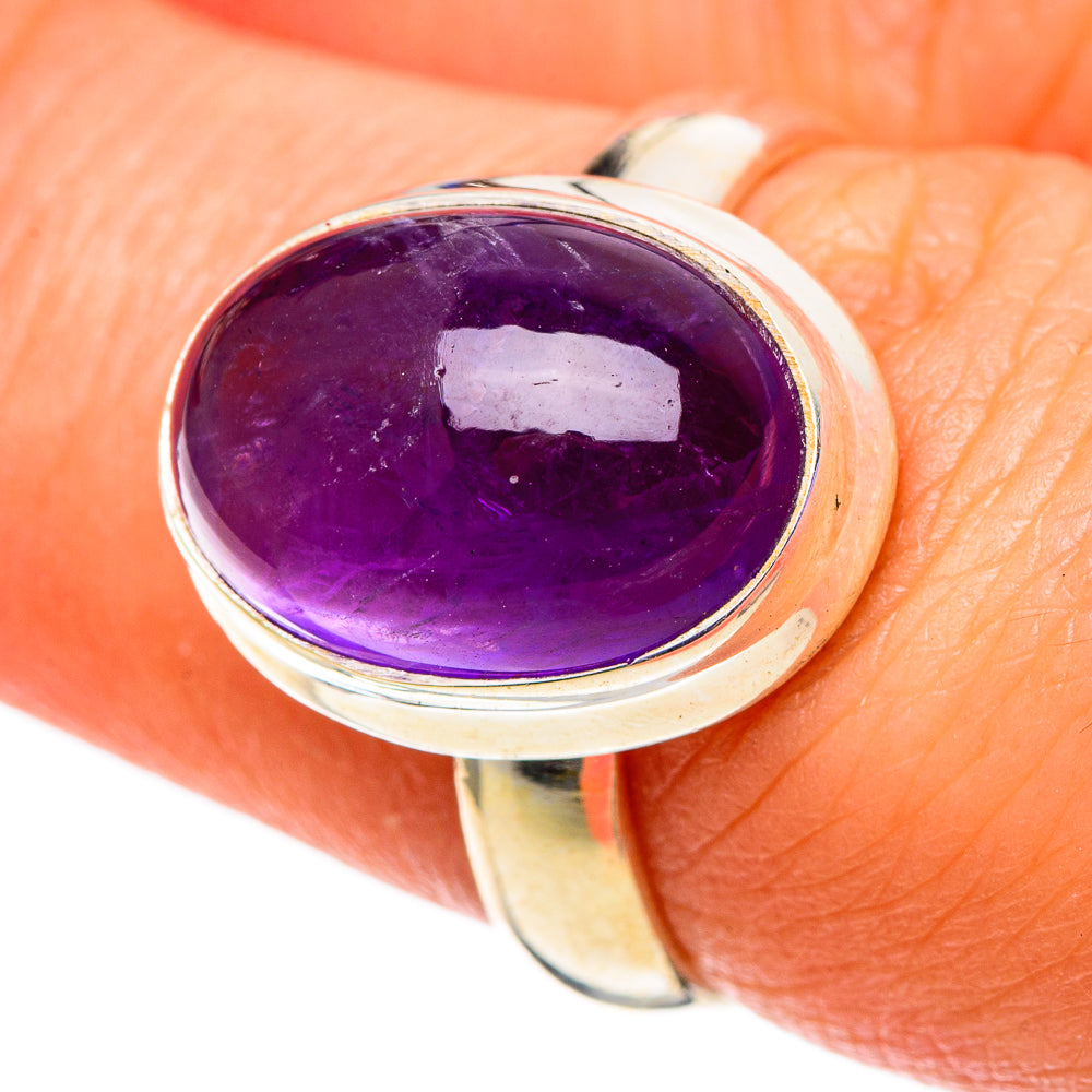 Amethyst Rings handcrafted by Ana Silver Co - RING100874