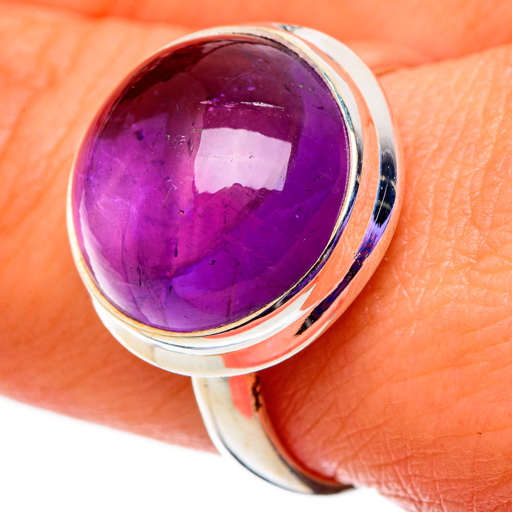 Amethyst Rings handcrafted by Ana Silver Co - RING100875