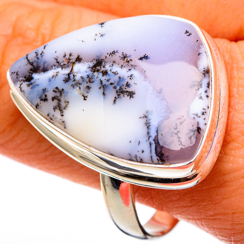 Dendritic Opal Rings handcrafted by Ana Silver Co - RING100882