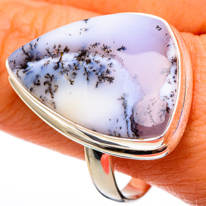Dendritic Opal Rings handcrafted by Ana Silver Co - RING100882