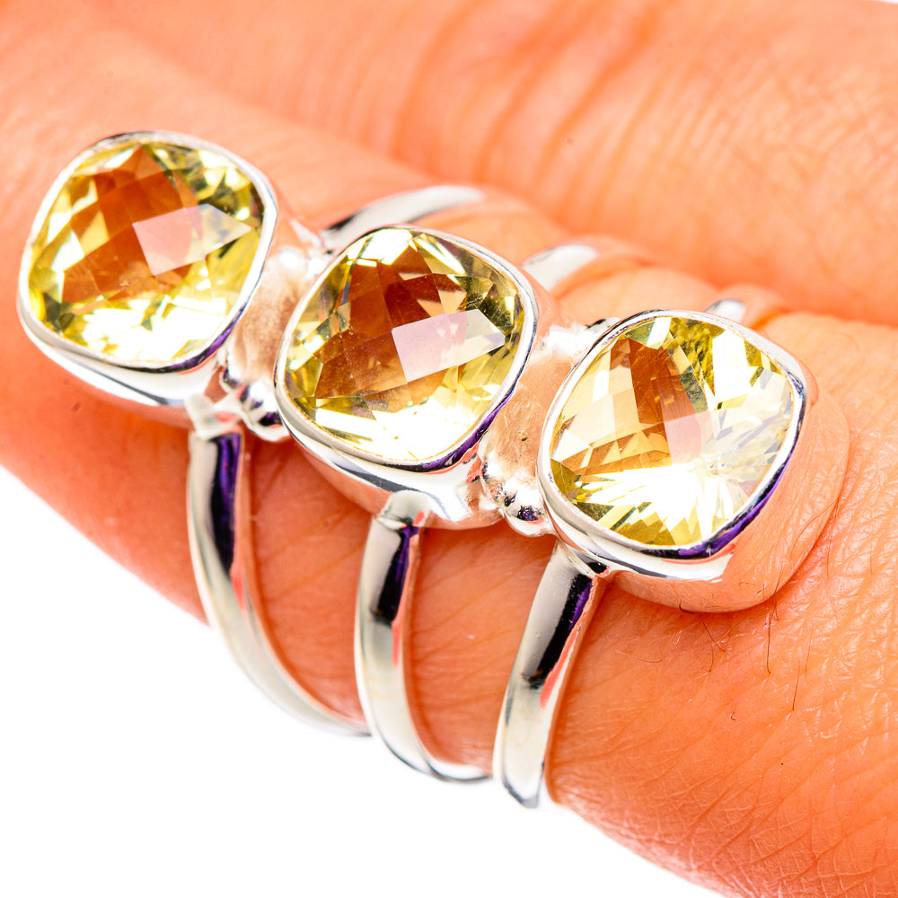 Citrine Rings handcrafted by Ana Silver Co - RING100888