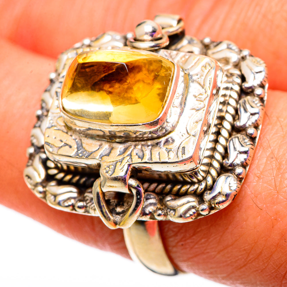 Citrine Rings handcrafted by Ana Silver Co - RING100892