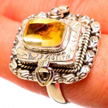 Citrine Rings handcrafted by Ana Silver Co - RING100892