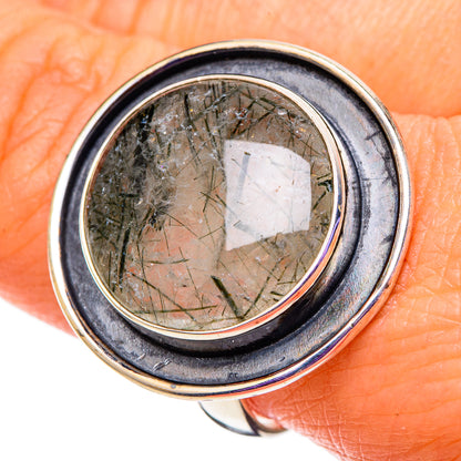 Tourmalinated Quartz Rings handcrafted by Ana Silver Co - RING100899