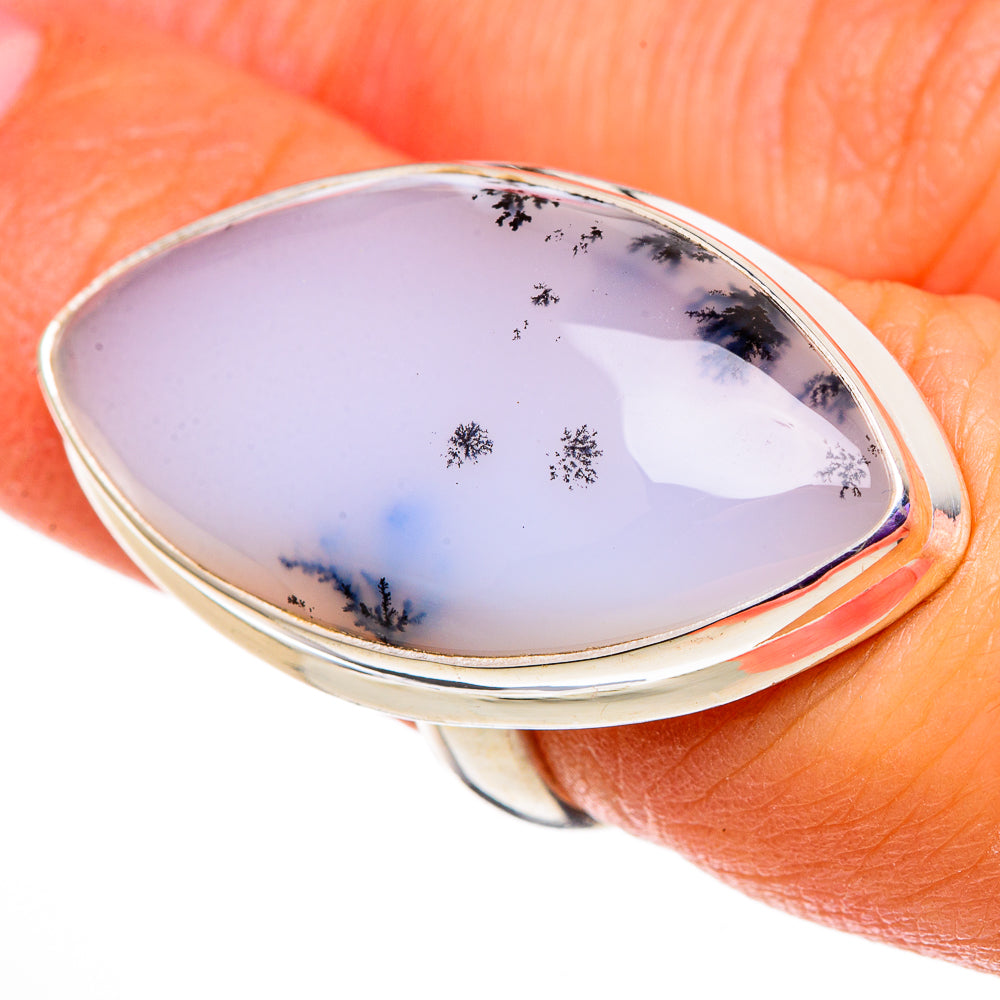 Dendritic Opal Rings handcrafted by Ana Silver Co - RING100902