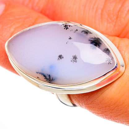 Dendritic Opal Rings handcrafted by Ana Silver Co - RING100902