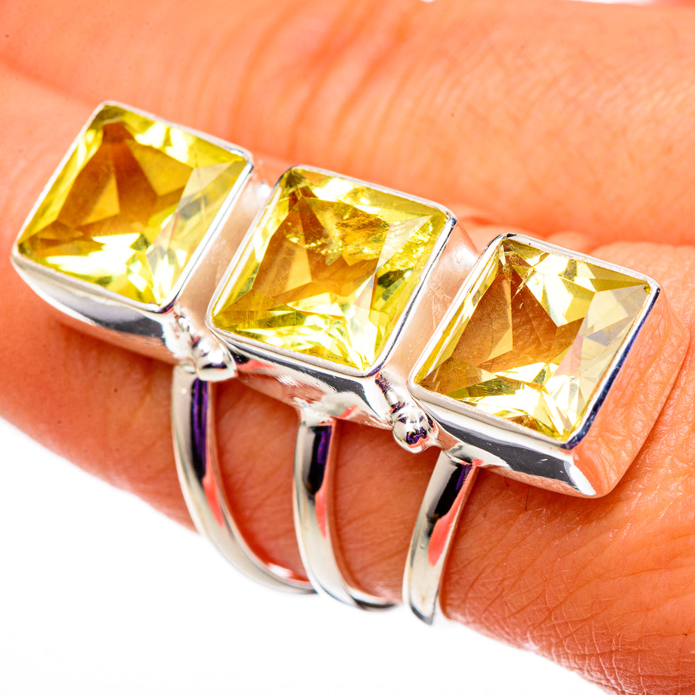 Citrine Rings handcrafted by Ana Silver Co - RING100904