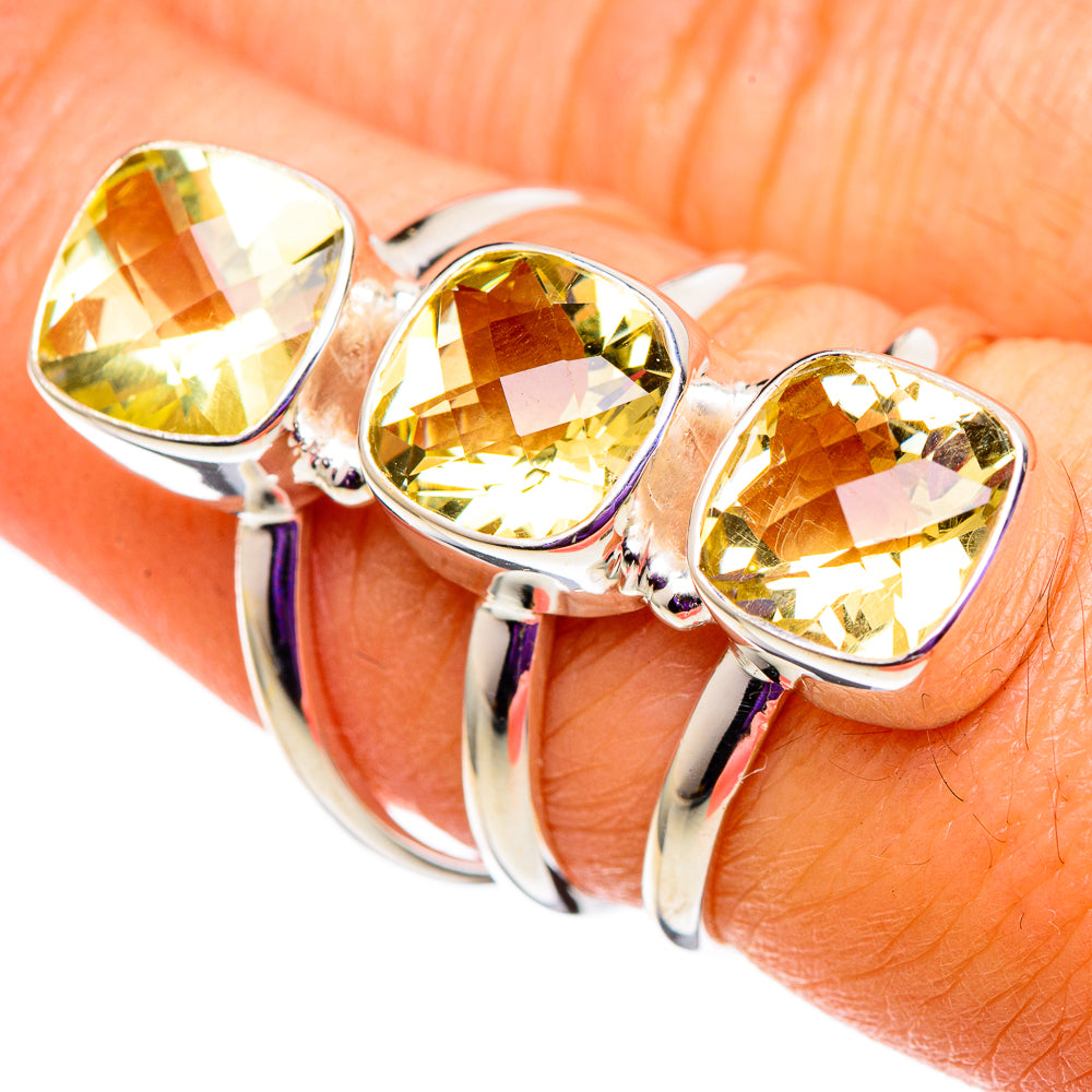 Citrine Rings handcrafted by Ana Silver Co - RING100916
