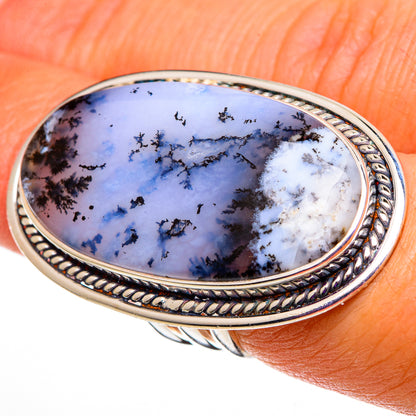 Dendritic Opal Rings handcrafted by Ana Silver Co - RING100921