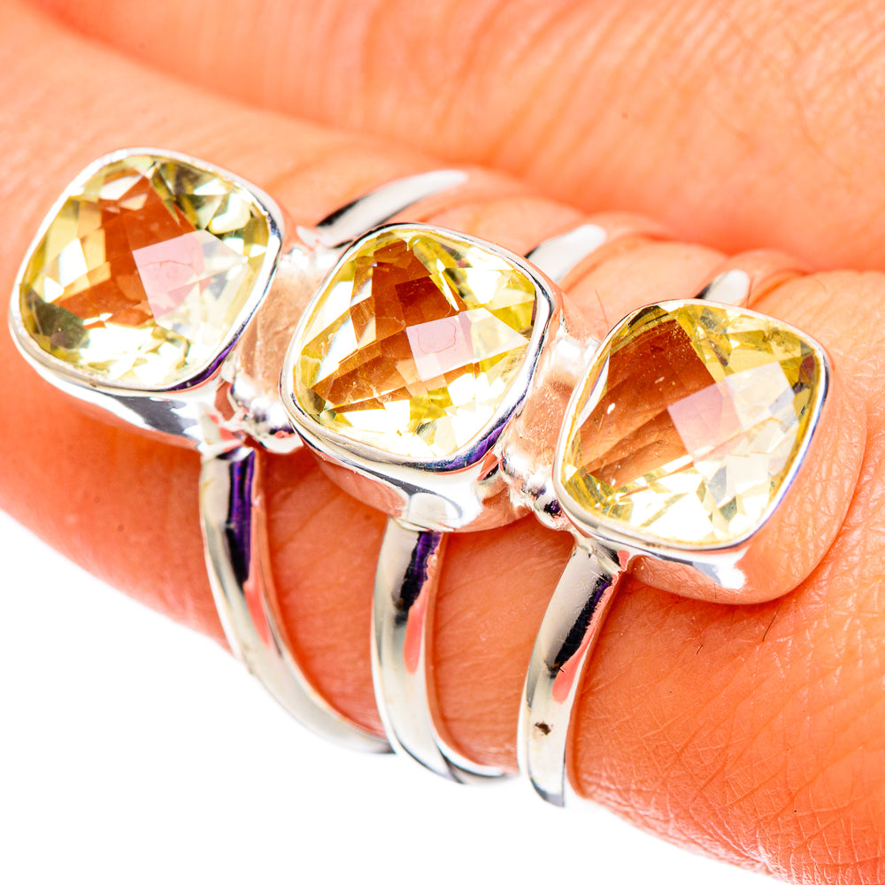 Citrine Rings handcrafted by Ana Silver Co - RING100922