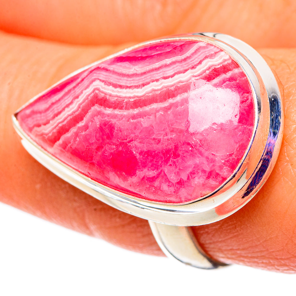 Rhodochrosite Rings handcrafted by Ana Silver Co - RING100930
