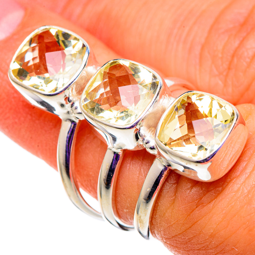 Citrine Rings handcrafted by Ana Silver Co - RING100931