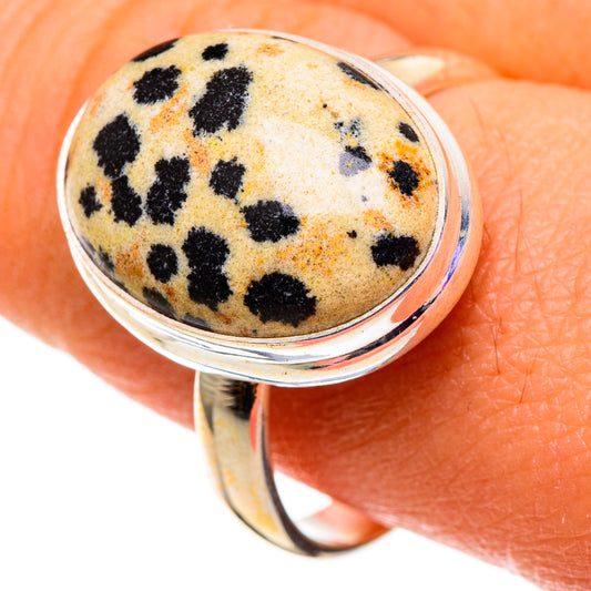 Dalmatian Jasper Rings handcrafted by Ana Silver Co - RING100940