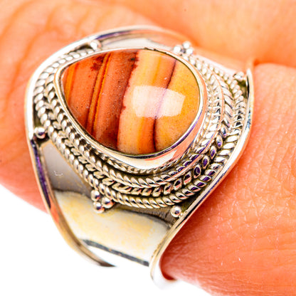 Mookaite Rings handcrafted by Ana Silver Co - RING100941