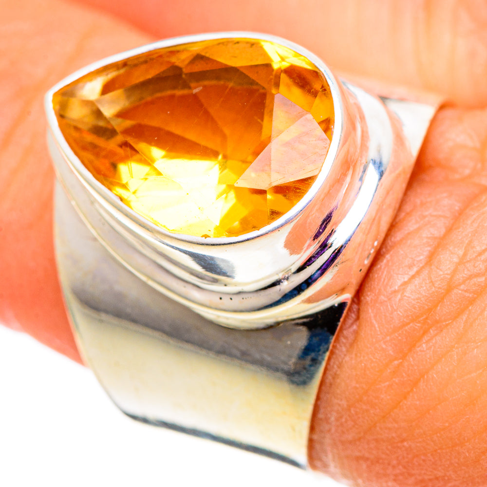 Citrine Rings handcrafted by Ana Silver Co - RING100943