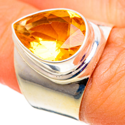 Citrine Rings handcrafted by Ana Silver Co - RING100943