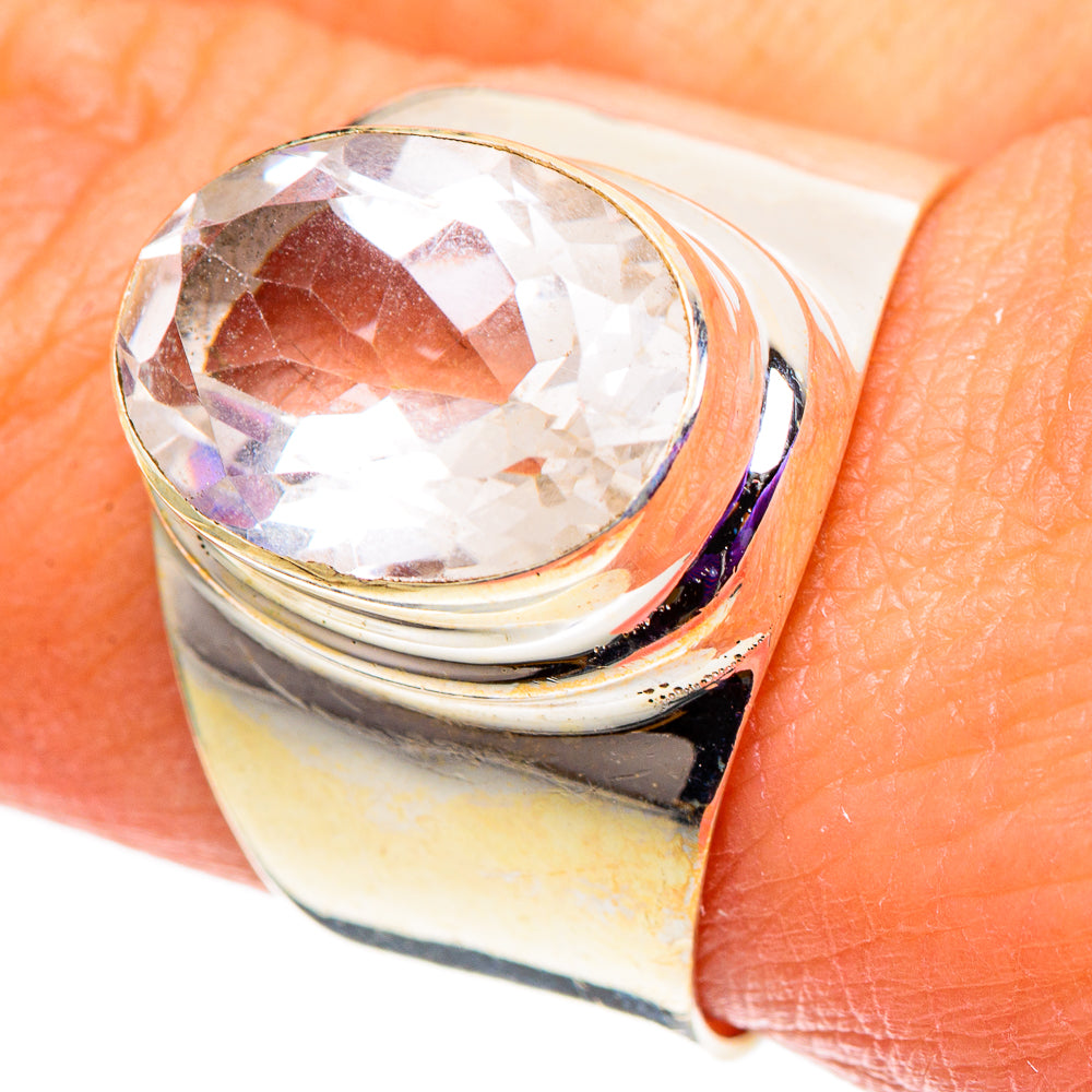 White Quartz Rings handcrafted by Ana Silver Co - RING100955