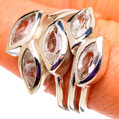 White Quartz Rings handcrafted by Ana Silver Co - RING100956