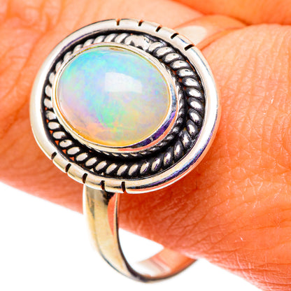 Ethiopian Opal Rings handcrafted by Ana Silver Co - RING100960