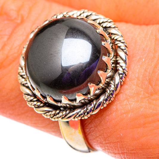 Hematite Rings handcrafted by Ana Silver Co - RING100962