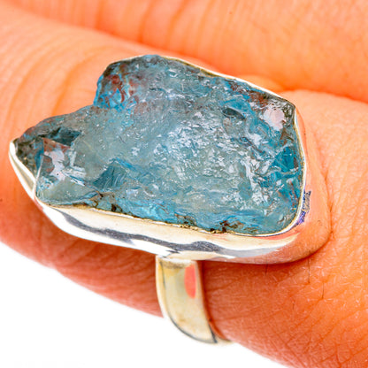Aquamarine Rings handcrafted by Ana Silver Co - RING100963