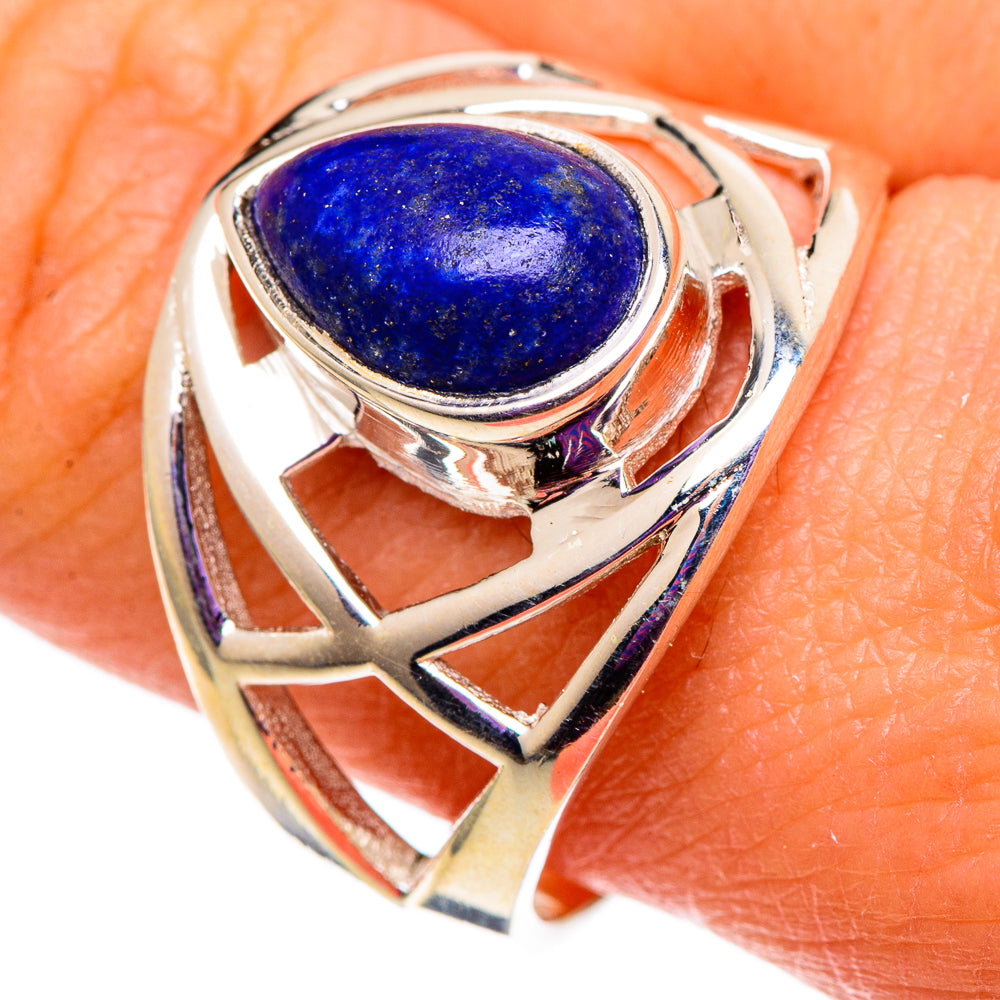 Lapis Lazuli Rings handcrafted by Ana Silver Co - RING100964