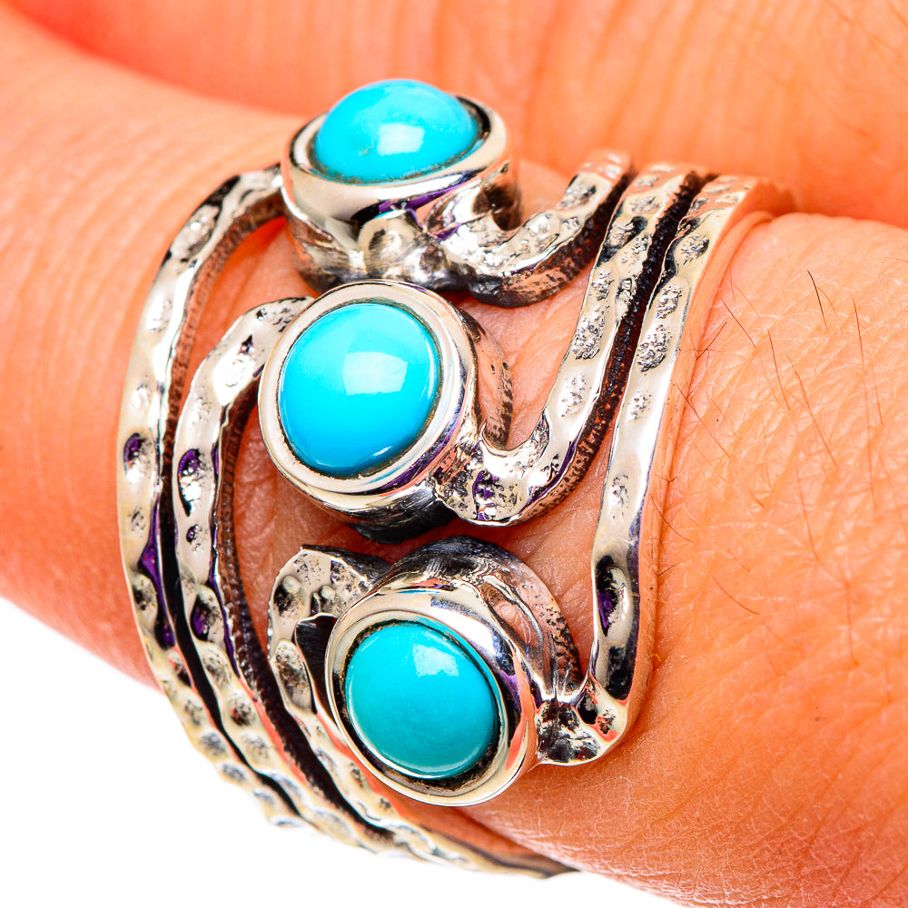 Larimar Rings handcrafted by Ana Silver Co - RING100965