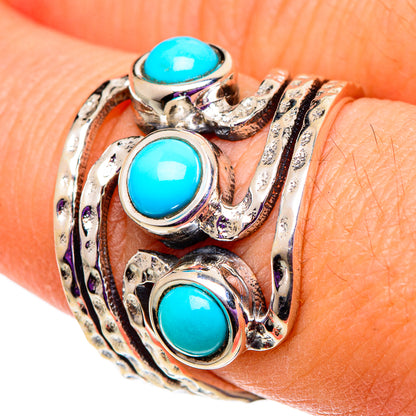 Larimar Rings handcrafted by Ana Silver Co - RING100965