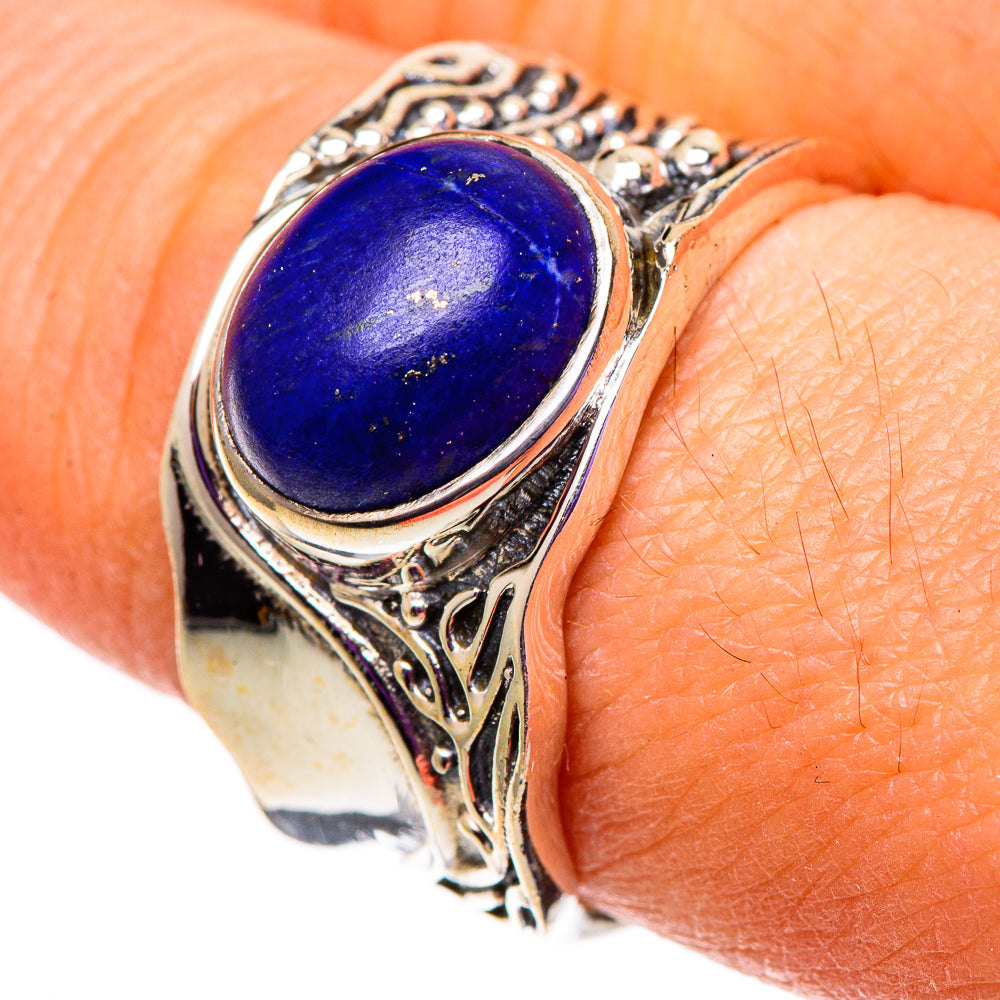 Lapis Lazuli Rings handcrafted by Ana Silver Co - RING100966