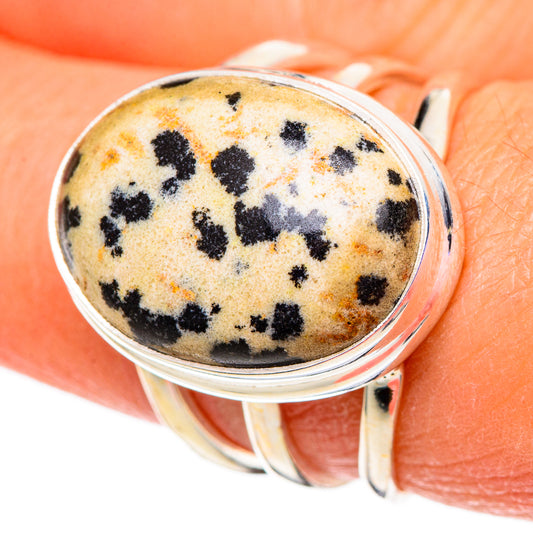 Dalmatian Jasper Rings handcrafted by Ana Silver Co - RING100971