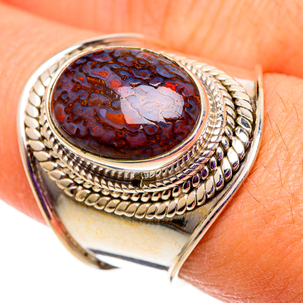 Dinosaur Bone Rings handcrafted by Ana Silver Co - RING100972