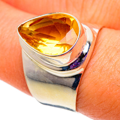Citrine Rings handcrafted by Ana Silver Co - RING100973