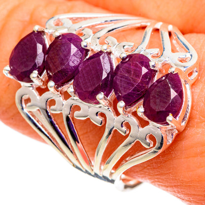Rose Quartz Rings handcrafted by Ana Silver Co - RING100976