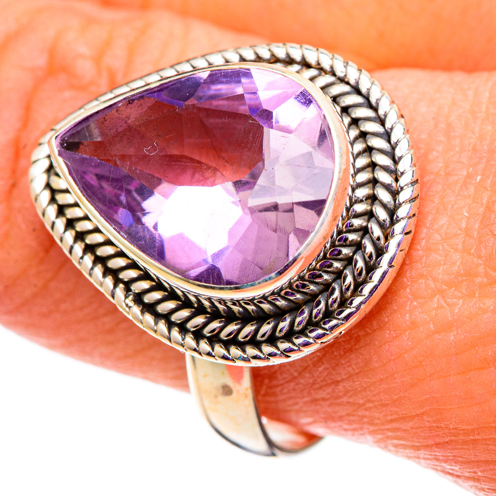 Amethyst Rings handcrafted by Ana Silver Co - RING100980