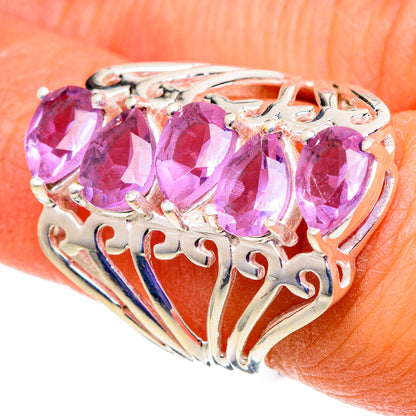 Color Change Alexandrite (lab.) Rings handcrafted by Ana Silver Co - RING100981