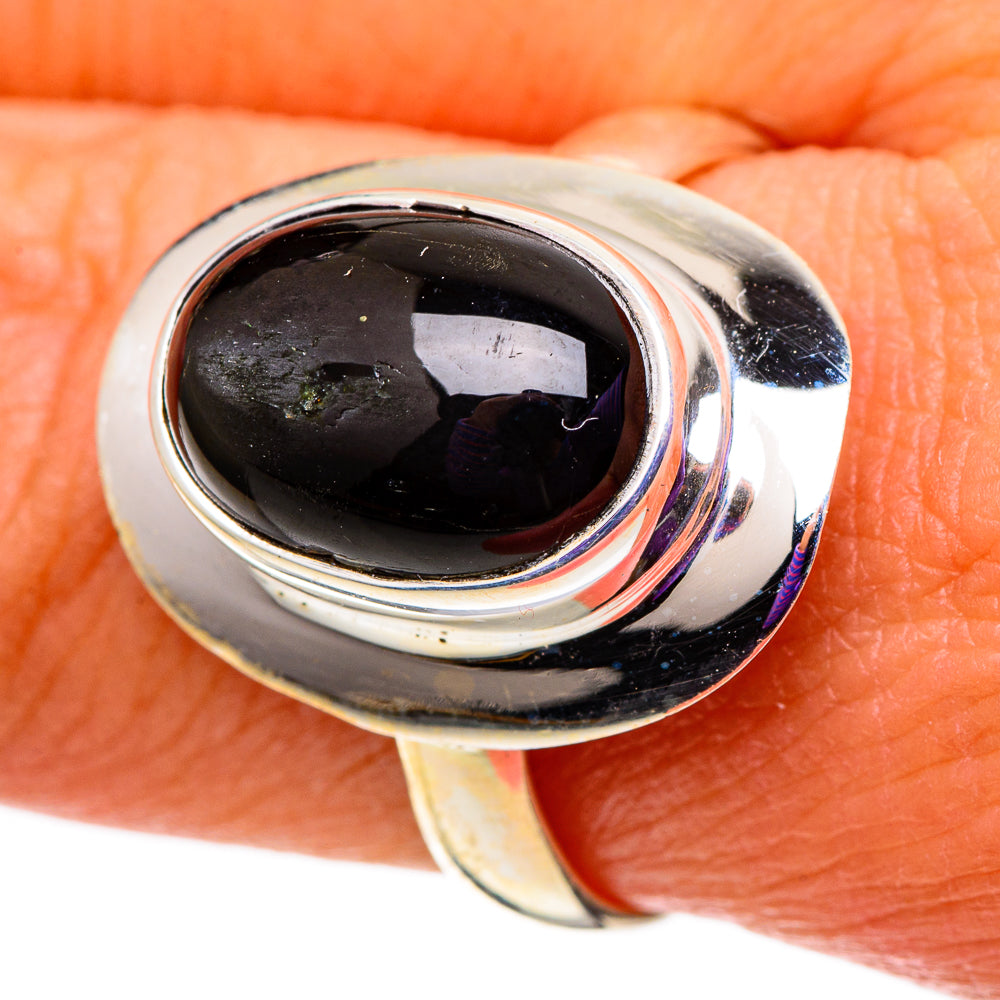 Black Onyx Rings handcrafted by Ana Silver Co - RING100982