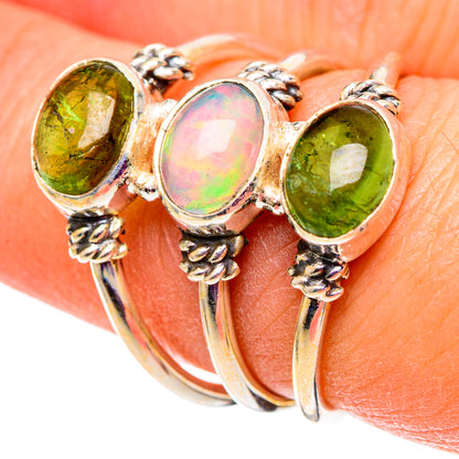 Ethiopian Opal Rings handcrafted by Ana Silver Co - RING100987