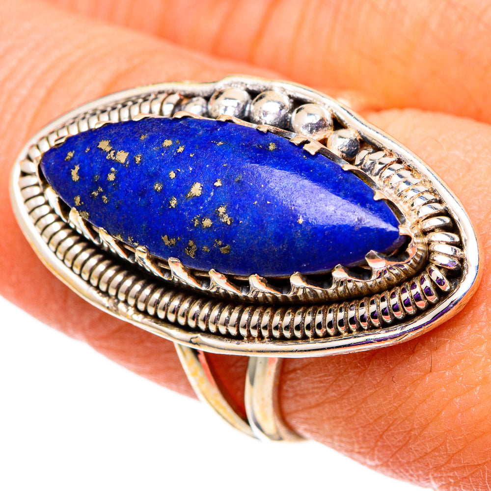 Lapis Lazuli Rings handcrafted by Ana Silver Co - RING100990