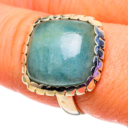 Aquamarine Rings handcrafted by Ana Silver Co - RING100991