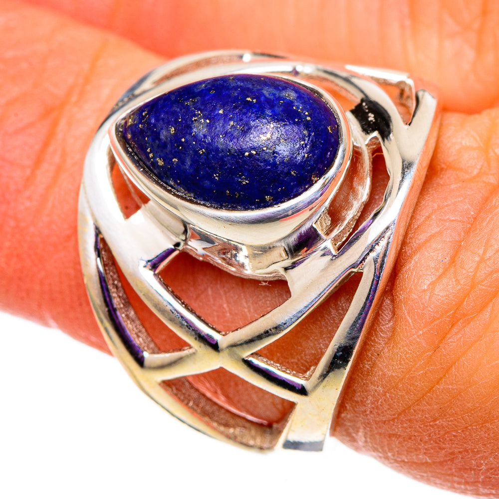 Lapis Lazuli Rings handcrafted by Ana Silver Co - RING100992