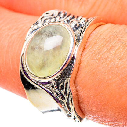 Prehnite Rings handcrafted by Ana Silver Co - RING100996