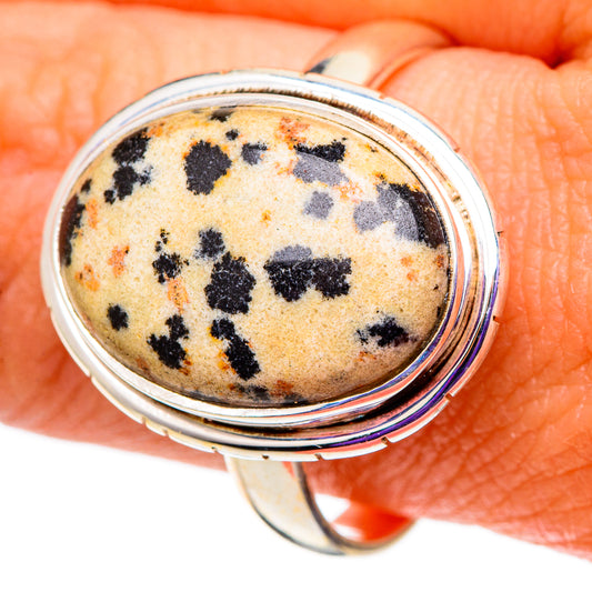 Dalmatian Jasper Rings handcrafted by Ana Silver Co - RING100999