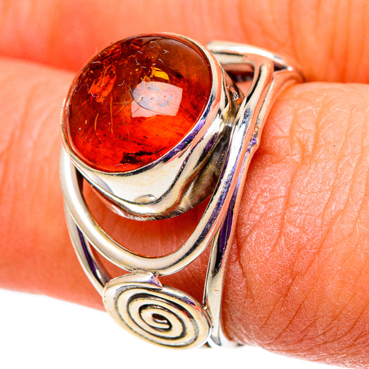 Baltic Amber Rings handcrafted by Ana Silver Co - RING101001