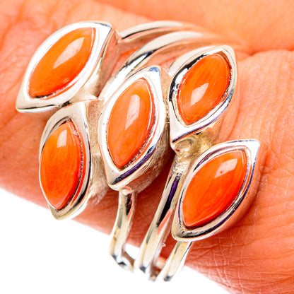 Carnelian Rings handcrafted by Ana Silver Co - RING101007