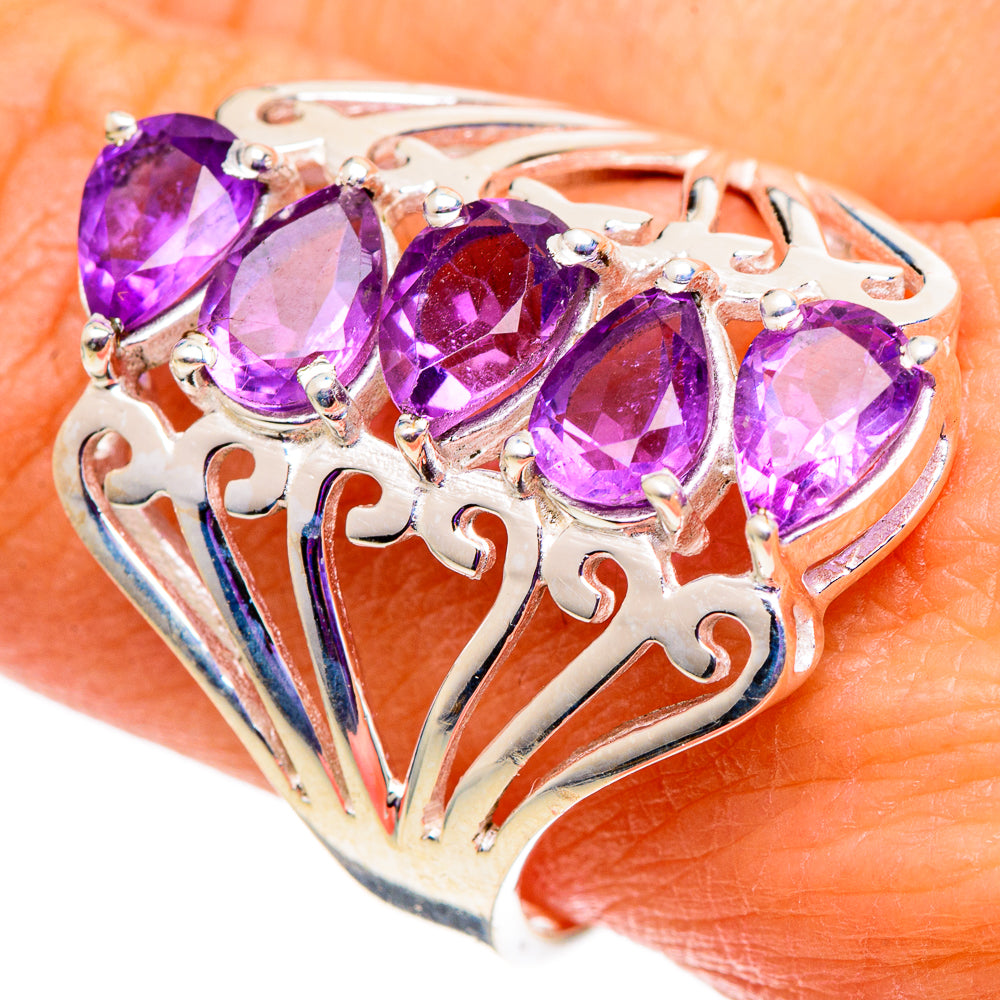 Amethyst Rings handcrafted by Ana Silver Co - RING101008