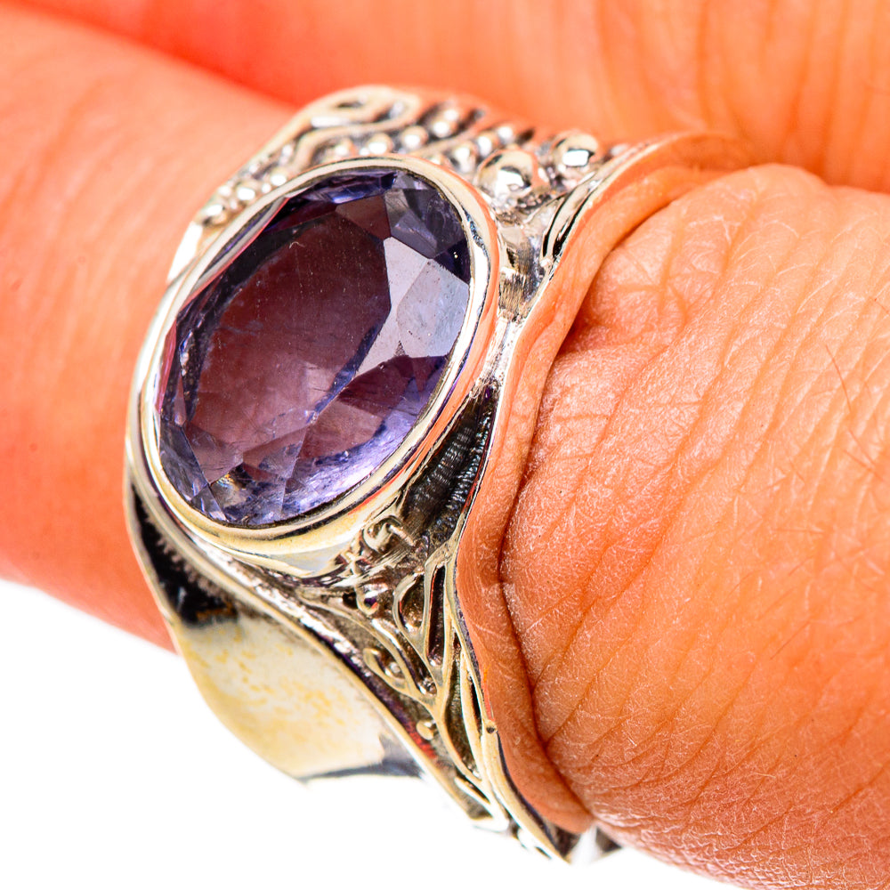 Blue Spinel Rings handcrafted by Ana Silver Co - RING101009