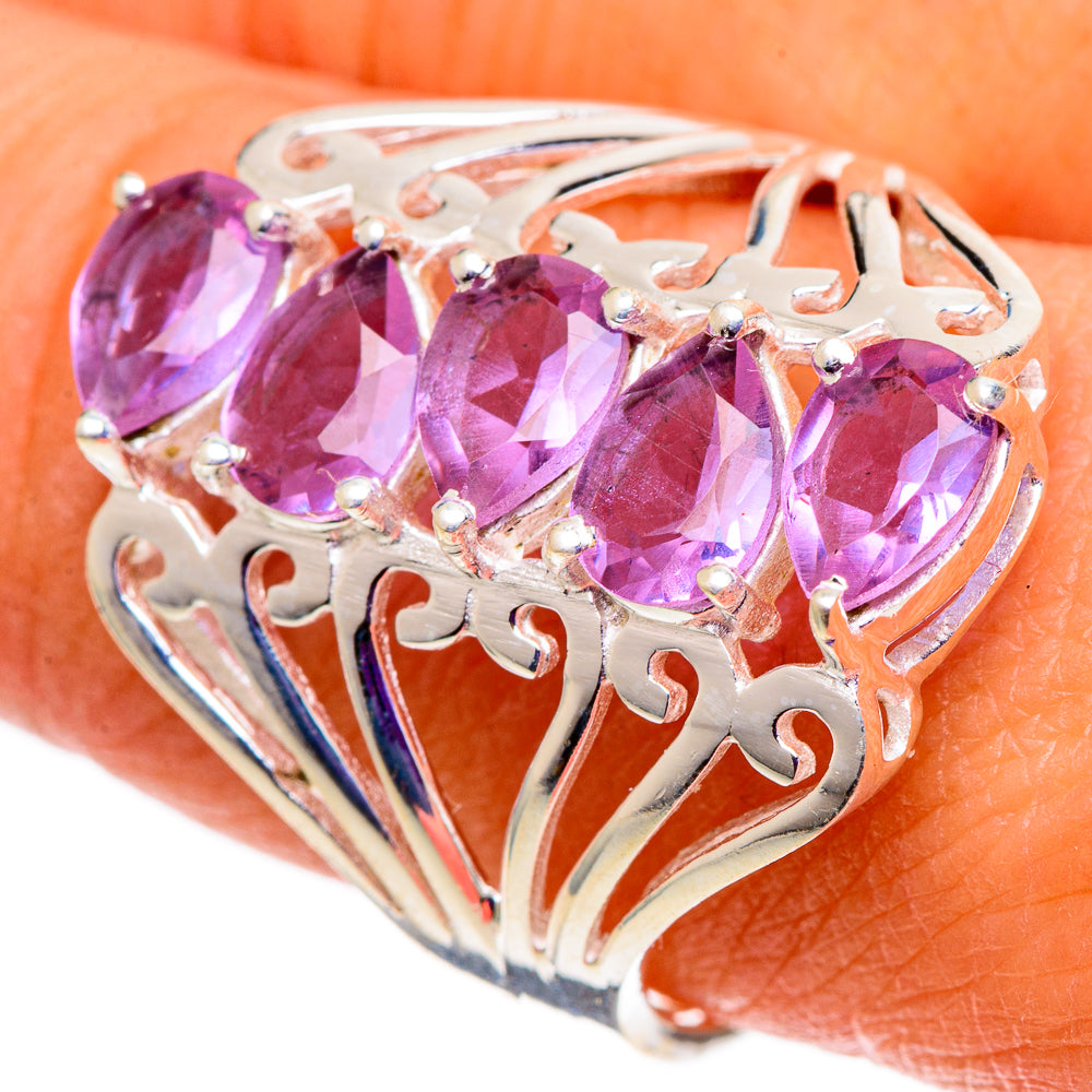 Color Change Alexandrite (lab.) Rings handcrafted by Ana Silver Co - RING101010