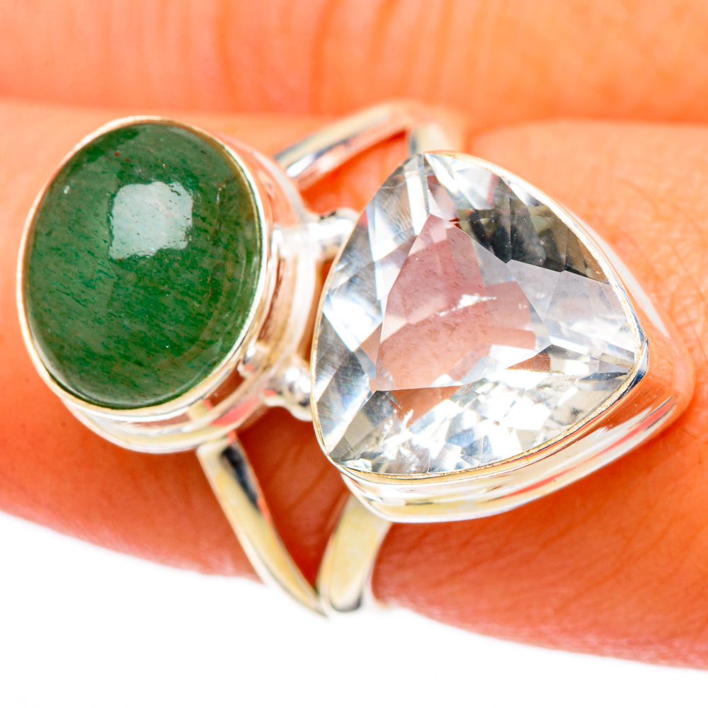 White Quartz Rings handcrafted by Ana Silver Co - RING101029