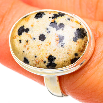 Dalmatian Jasper Rings handcrafted by Ana Silver Co - RING101030