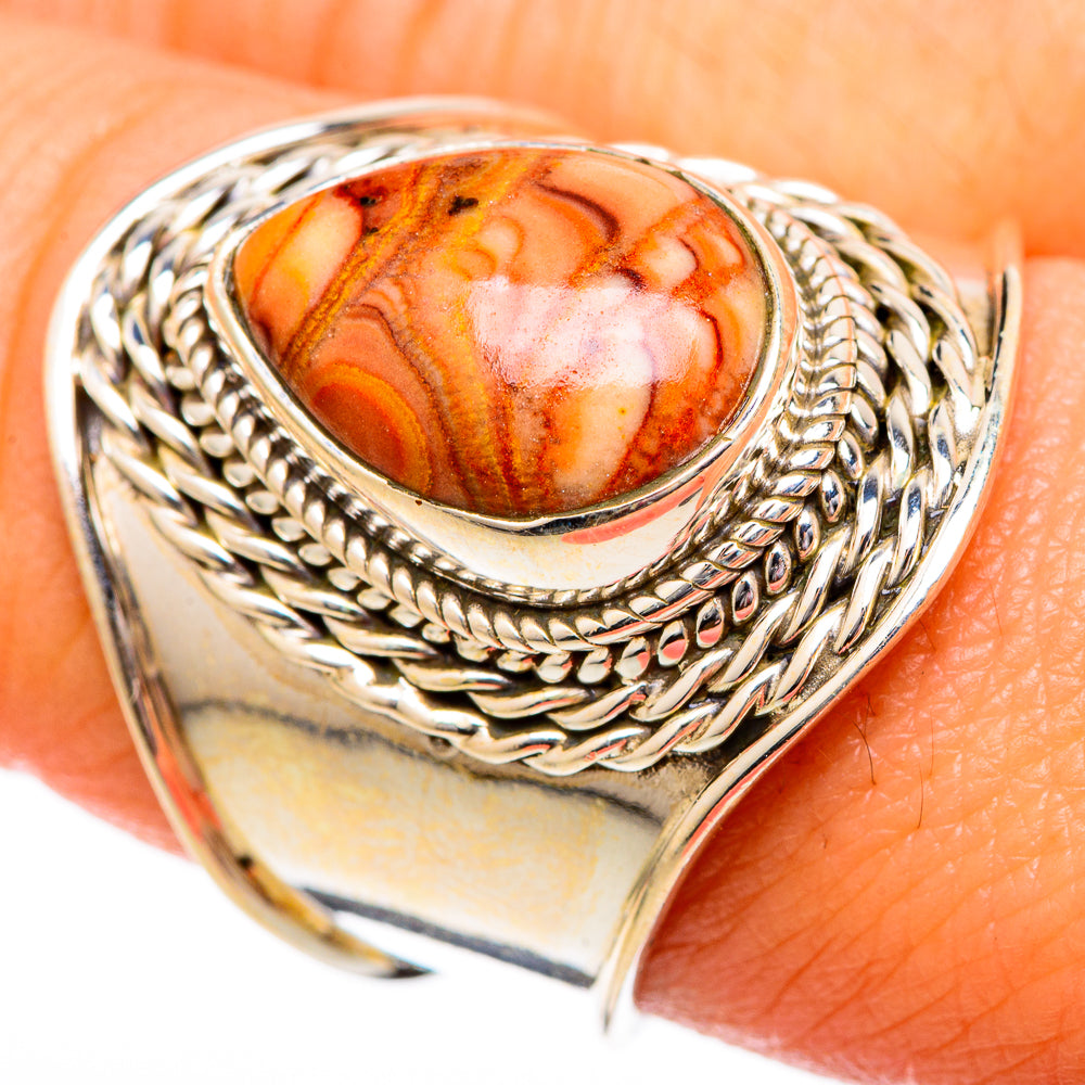 Mookaite Rings handcrafted by Ana Silver Co - RING101031